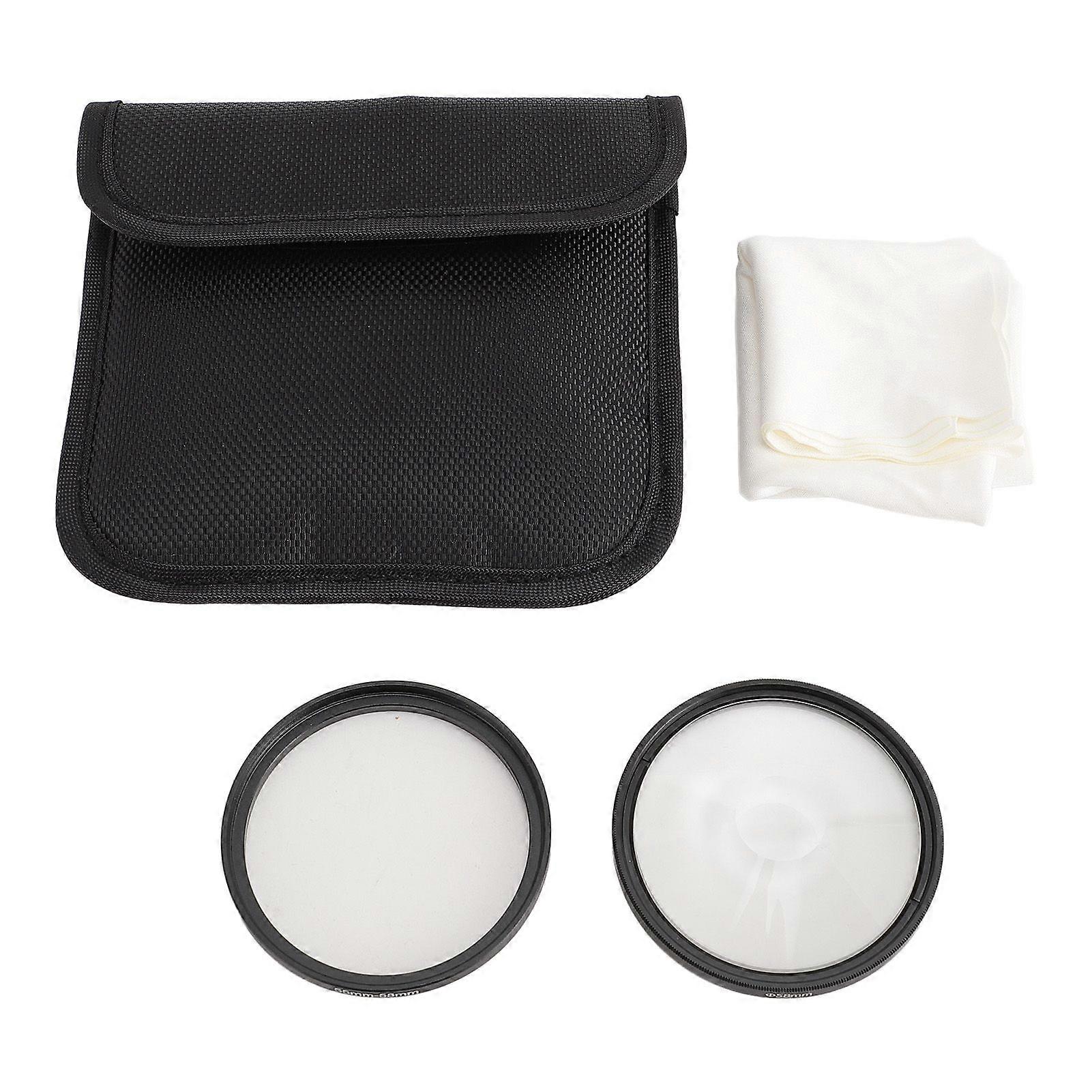 55mm Prism Lens Tunnel Vision Warped Whirlpool Swirl Prism Twist Blur Effect Filter Camera Effect Filter for Photography