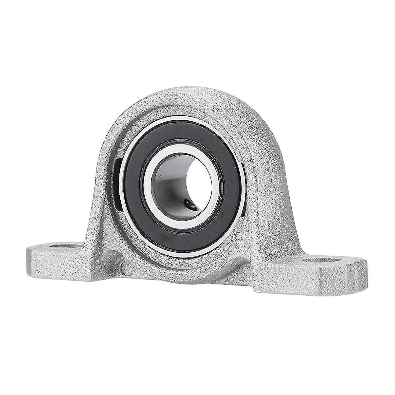 KP001 12mm Pillow Block Bearings Flange Bore Auto Self Adjust Center Mounted Support