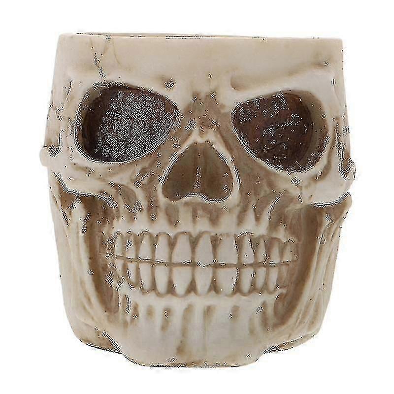 pen stand with skull design for office