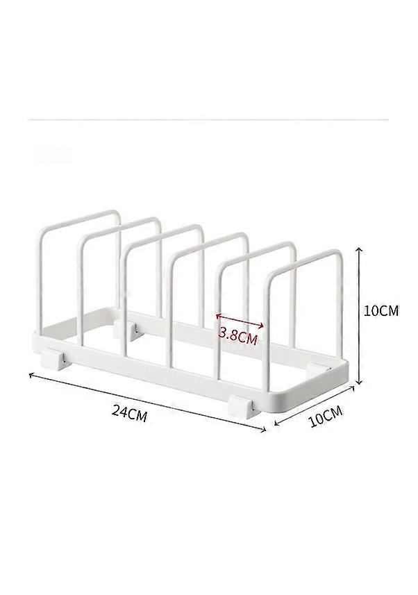 Moderne Enkel Oppbevaring Avløpsstativ-Hvit