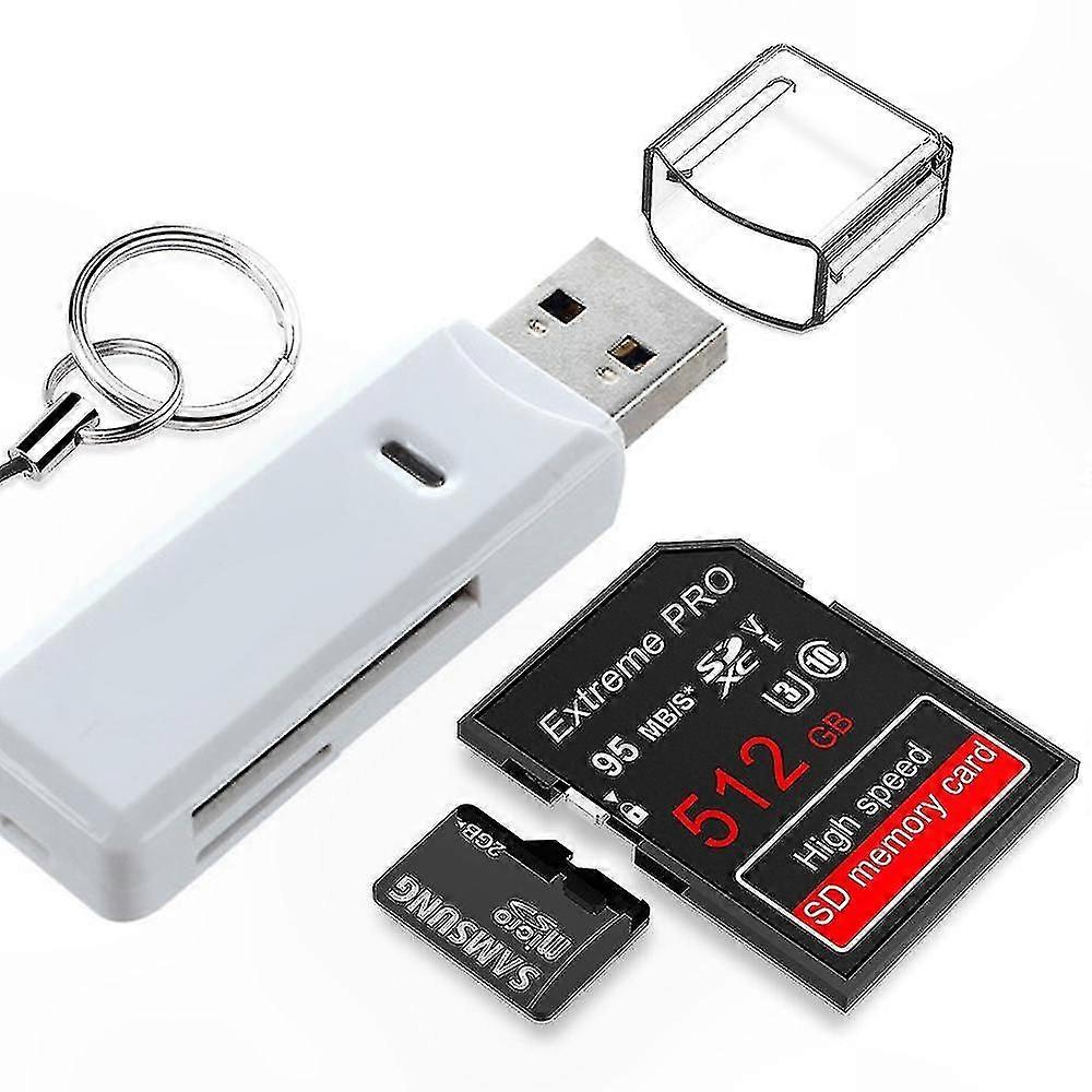 High-Speed USB 3.0 SD and Micro SD Card Reader Adapter
