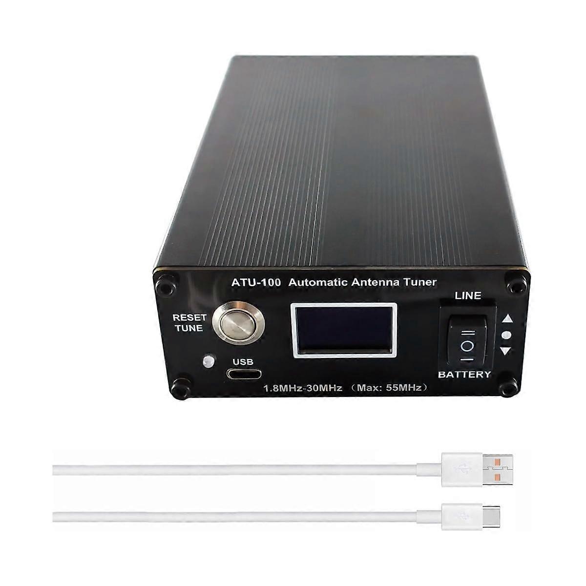 ATU-100 Antenna Tuner for Ham Radio 1.8-55MHz Automatic Antenna Tuner By N7DDC 100W Open Source Sho