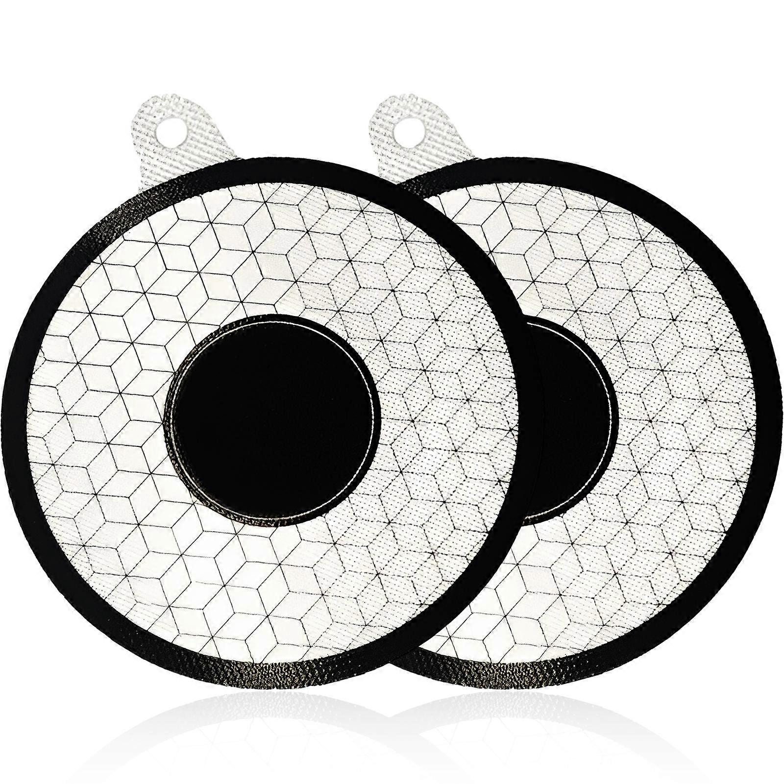 2pcs/set Induction Hob Protector Cooktop Easy To Clean Food Grade Silicone Heat Insulated Mat