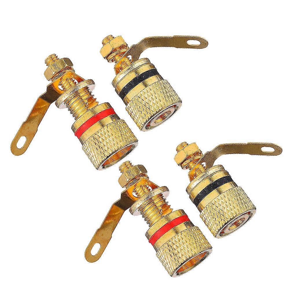 Amplifier Loudspeaker Connector Speaker Accessory for Speaker Use 4Pcs