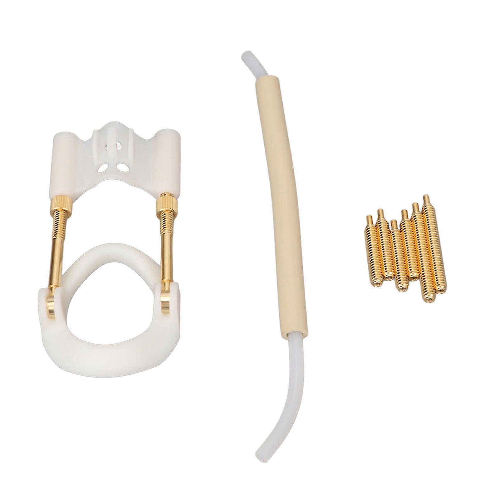 Men Bracket Stretcher Tool Adjust Size Easy Detachable Strength Training Device White Gold