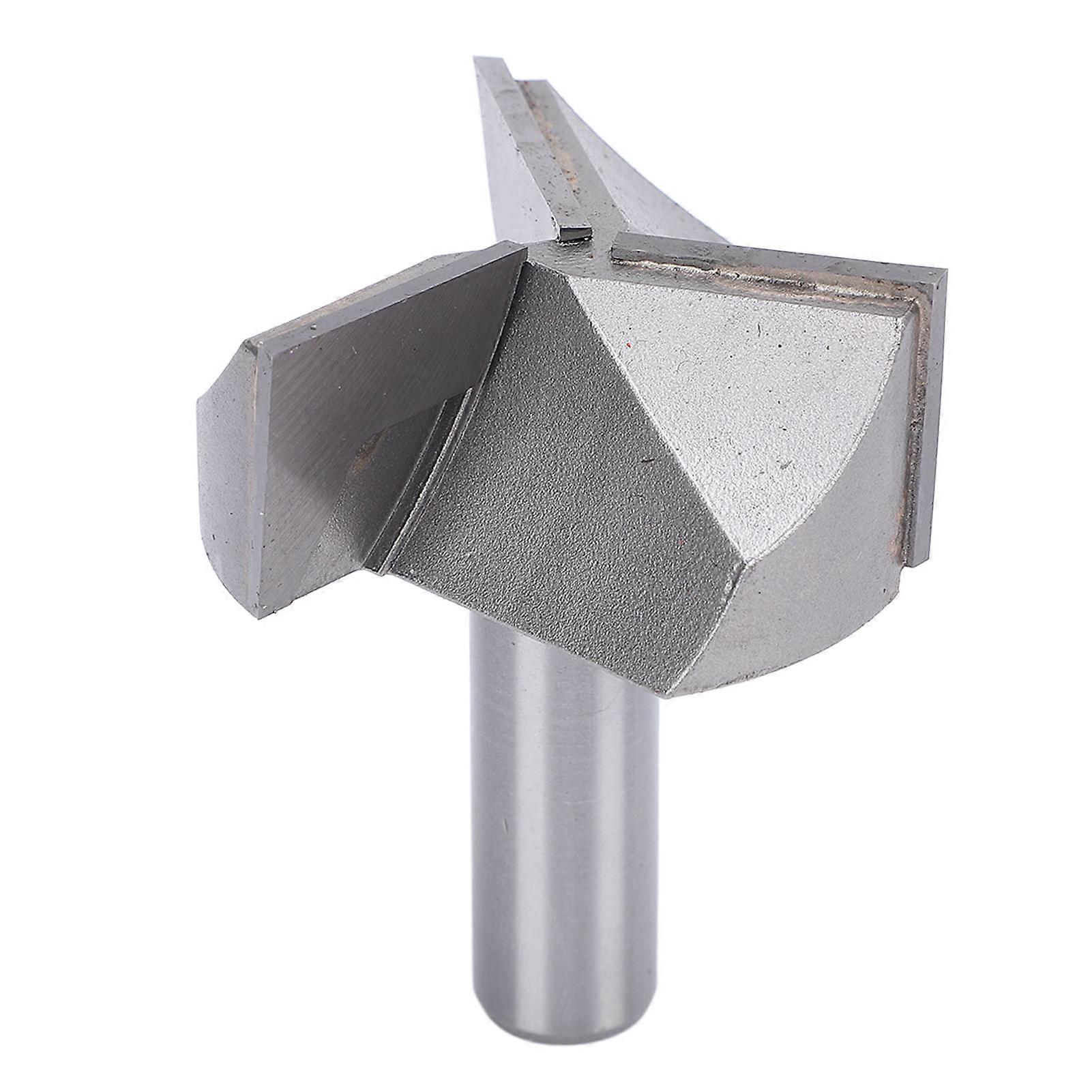 1/2in Round Shank Bottom Cleaning Router Bit, 3 Flute, 50mm Dia