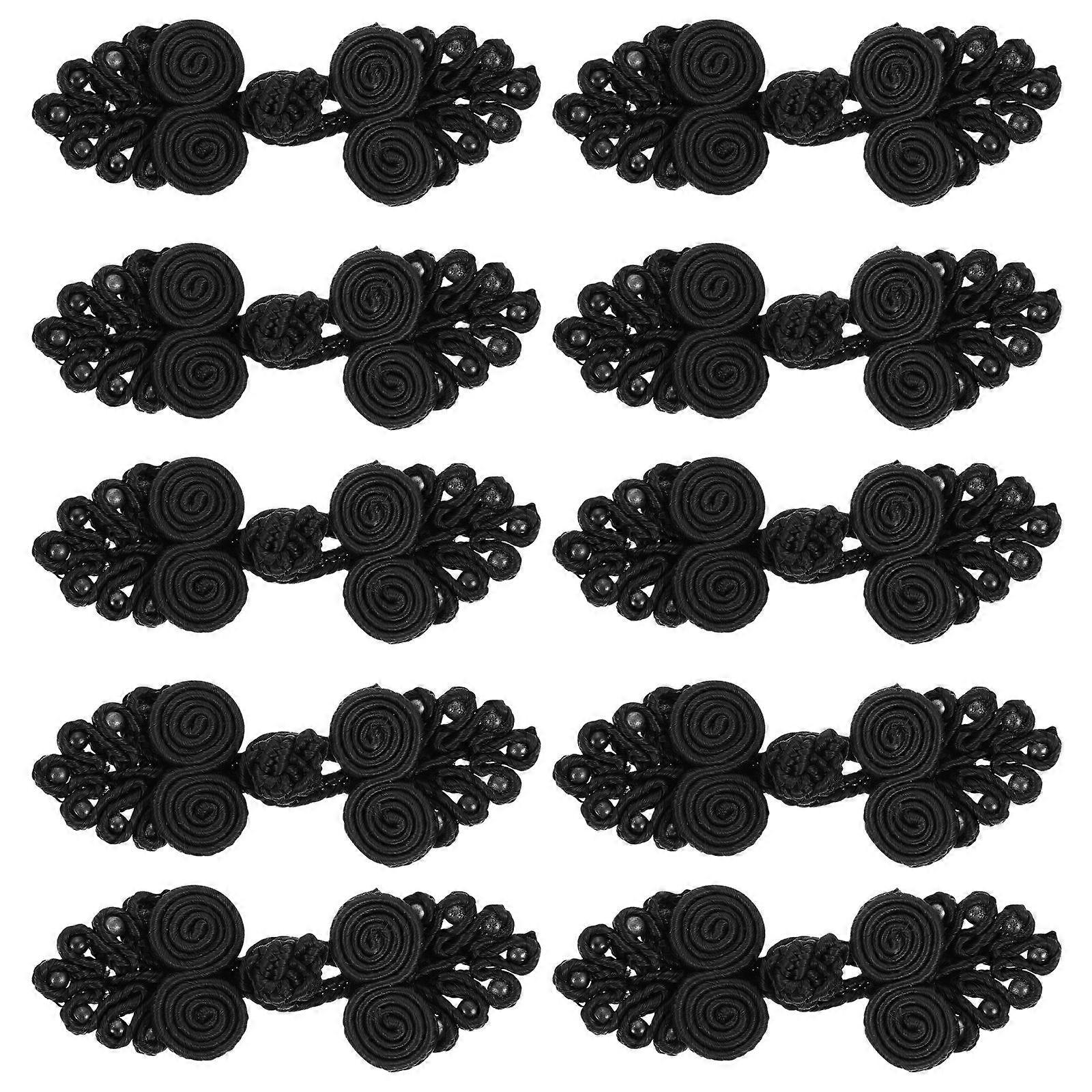 10Pcs Chinese Closure Buttons Knot Buttons Closure Sewing Buttons Fastener