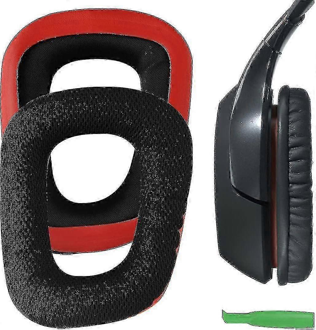 Headphone Ear Pads Replacement Compatible with Logitech G35 G430 G432 G332 G930 F450 Comfort Mesh