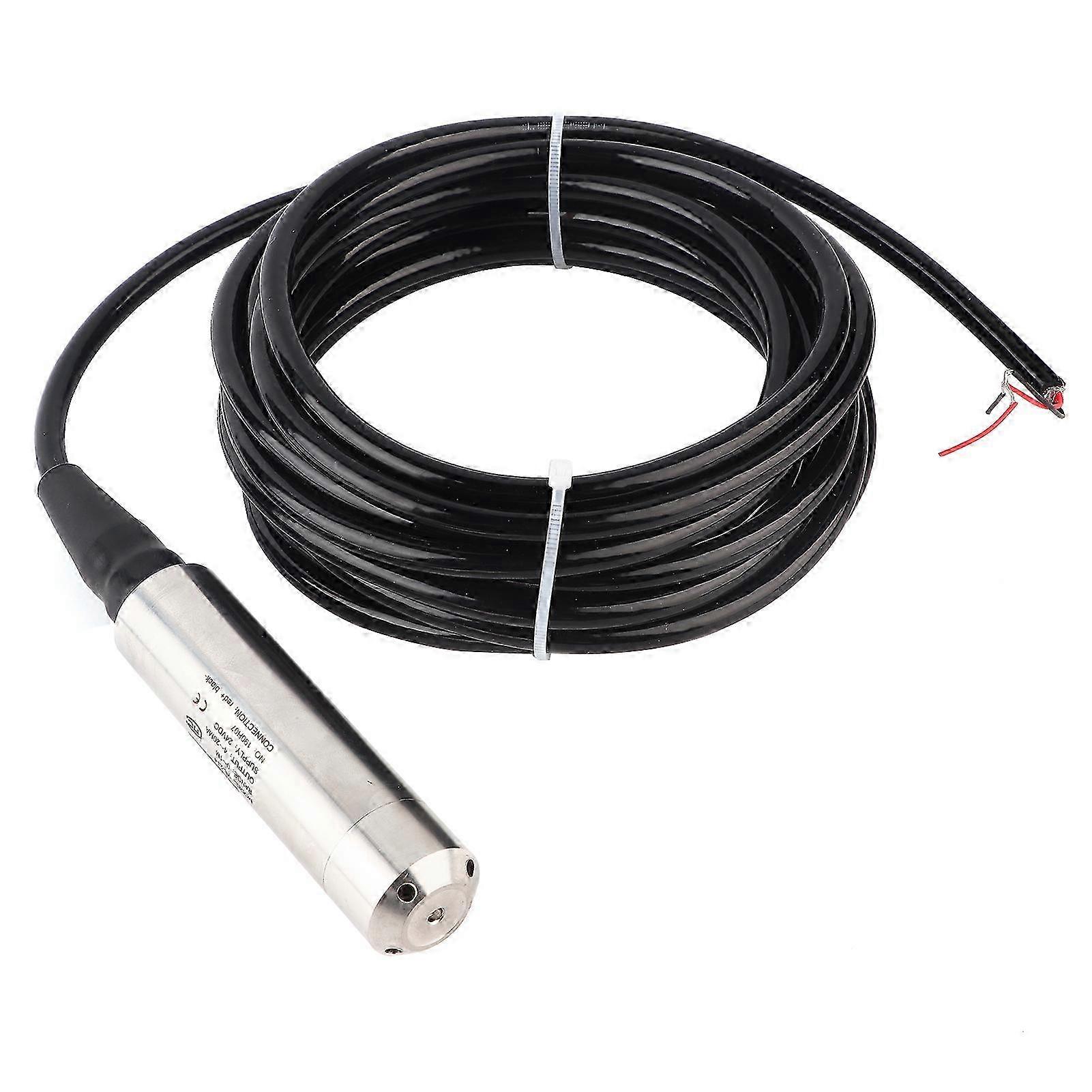 Liquid Level Transmitter Water Level Sensor Detector 5m Cable 1232VDC 420mA