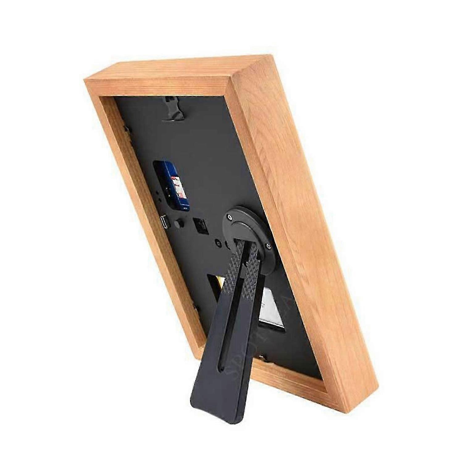 Waveshare Pico 7.3inch E6 Full Color E-Paper with Solid Wood Photo Frame Ultra-Long Standby 800 X 480 Resolution