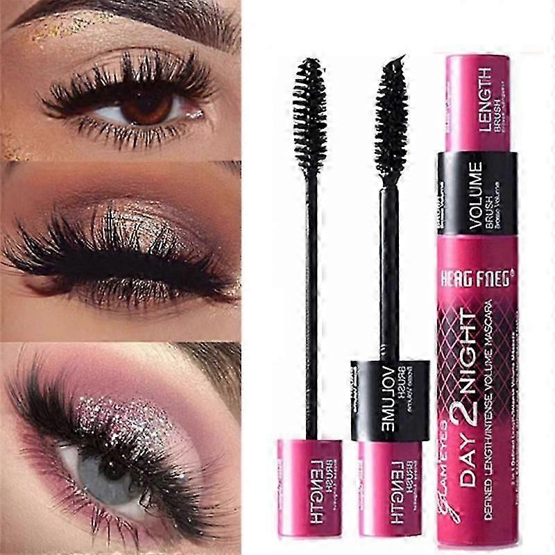 1 pcs Curled Lashes Mascara Volumising Lengthening Water-proof and smudge-proof Lash