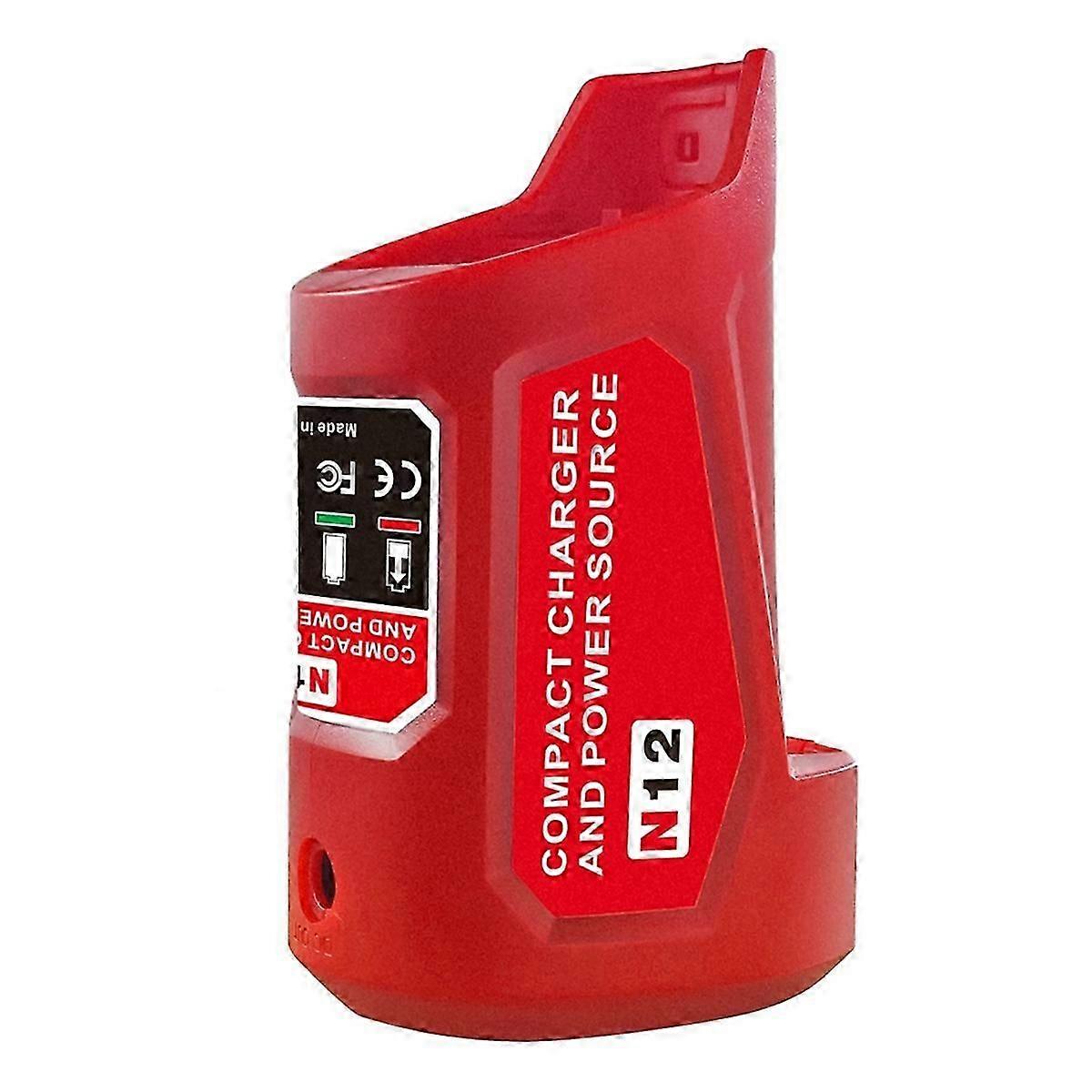 Power adapter for Milwaukee M12 battery with 12V output