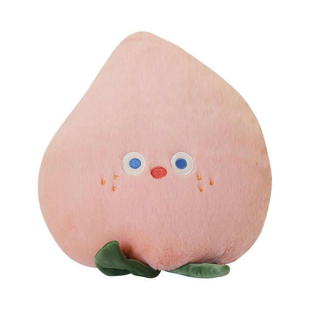 Adorable Plush Pillow Toddler Peach Pillow for Home Supple Pink Fruit Plush