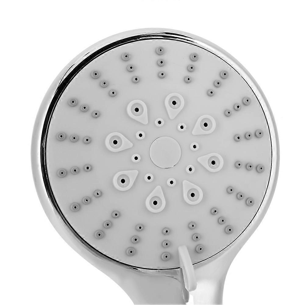 Multifunctional Pressurized Shower Head, ABS, 24x10x3 cm, Silver