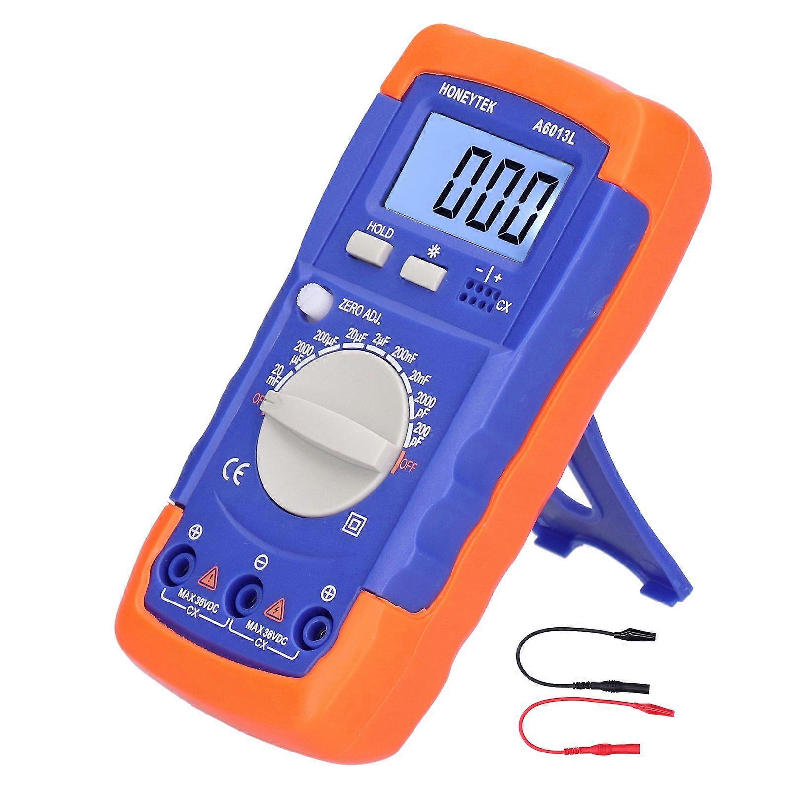 Digital Multimeter High Accuracy Intelligent Capacitance Meter Analyzer with LCD DisplayA6013L