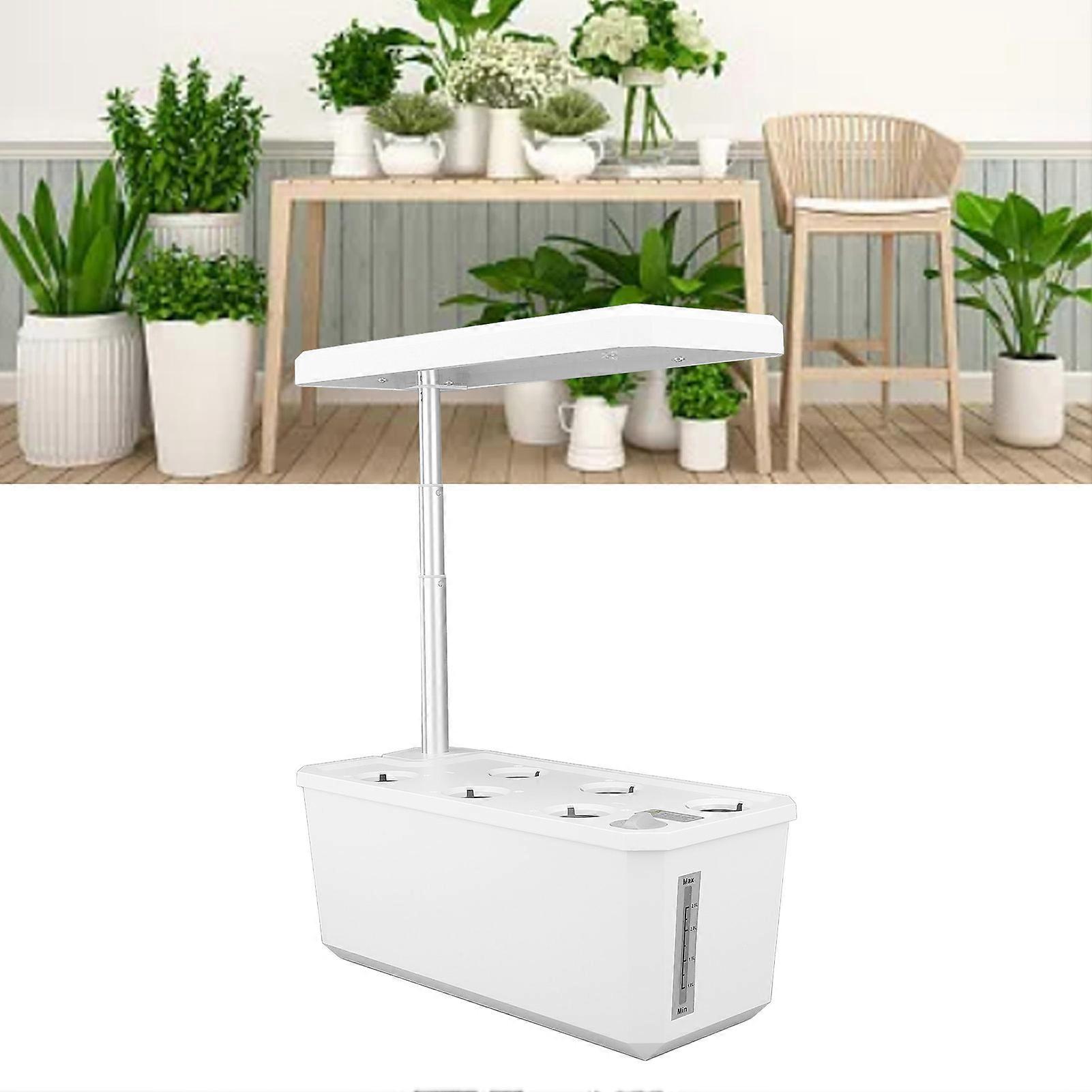 Hydroponics System LED Light Auto Control Indoor Herb Garden White