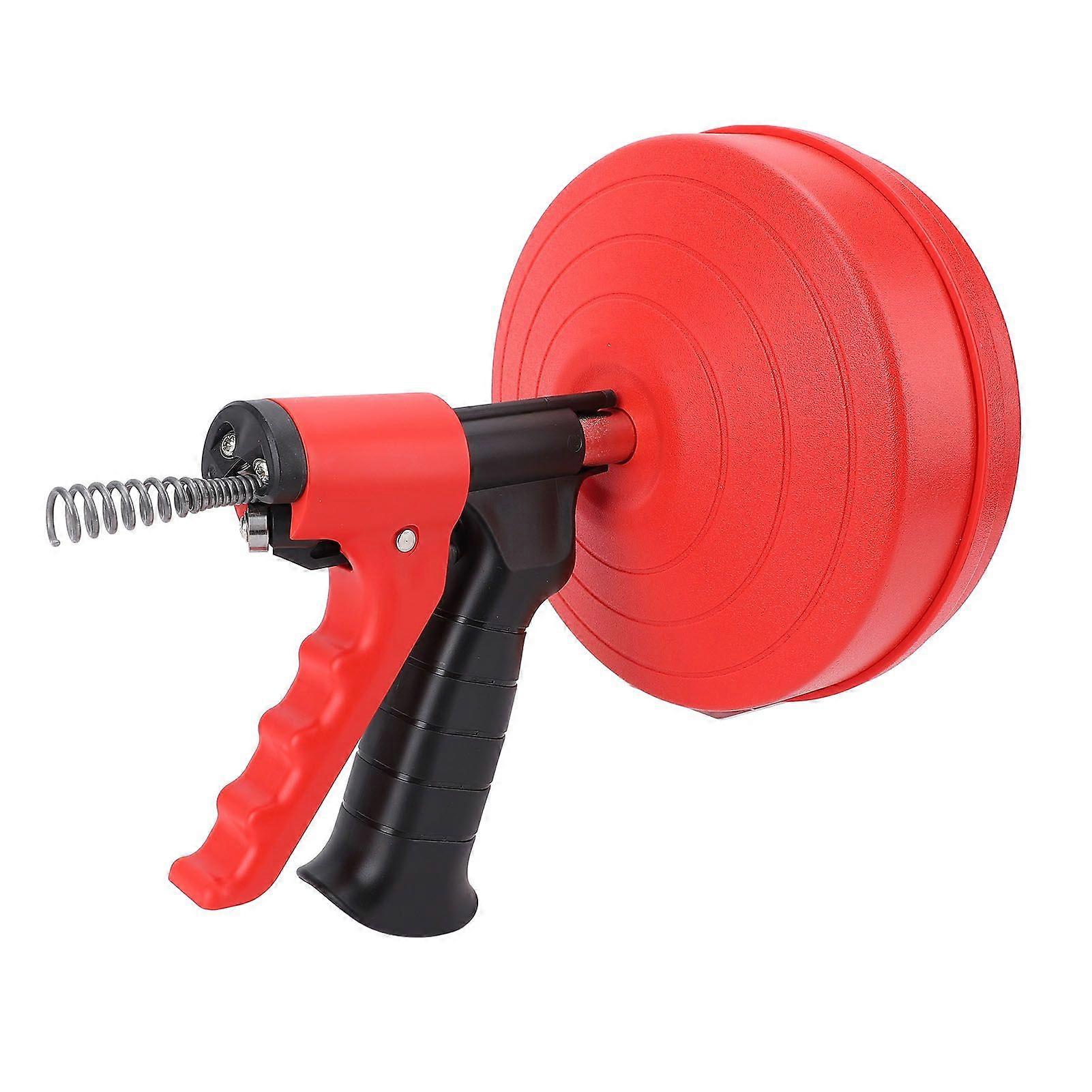 Plumbing Snake 2 Modes Efficient 65 Manganese Steel Spring Drain Clog Remover for Kitchen Toilet 7.5m Spring