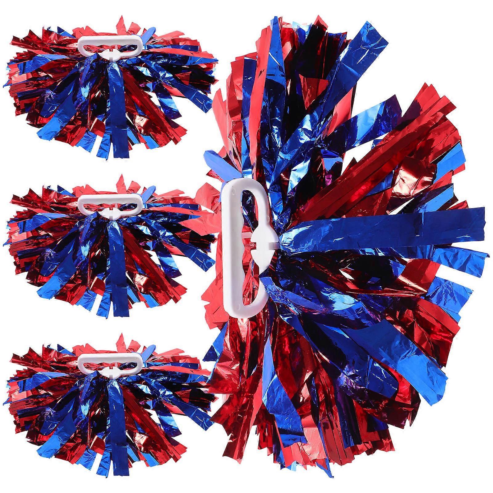 Cheer Supplies Cheerleader Pom Poms for Cheering Squad Assorted Color Pe with