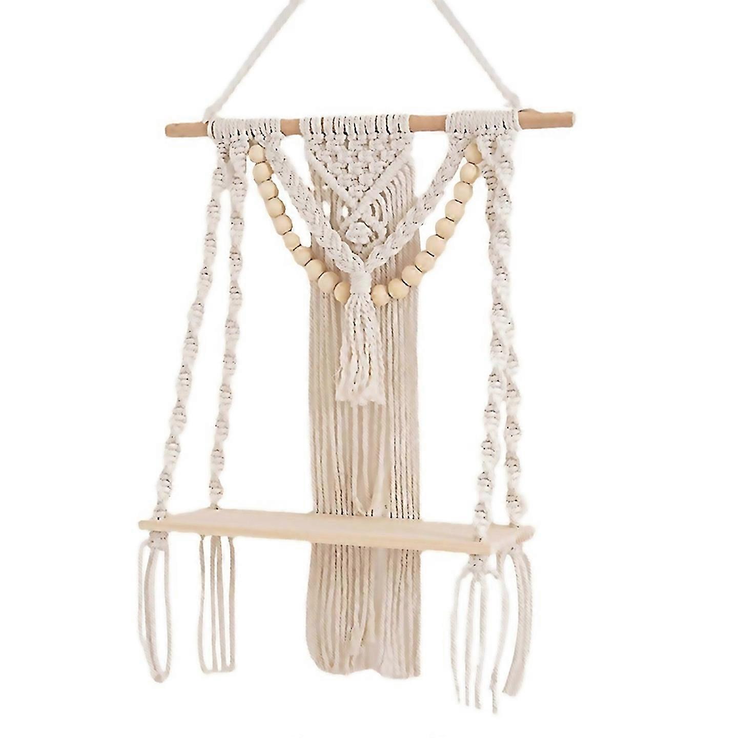For Macrame Wall Hanging Shelf Wall Decor