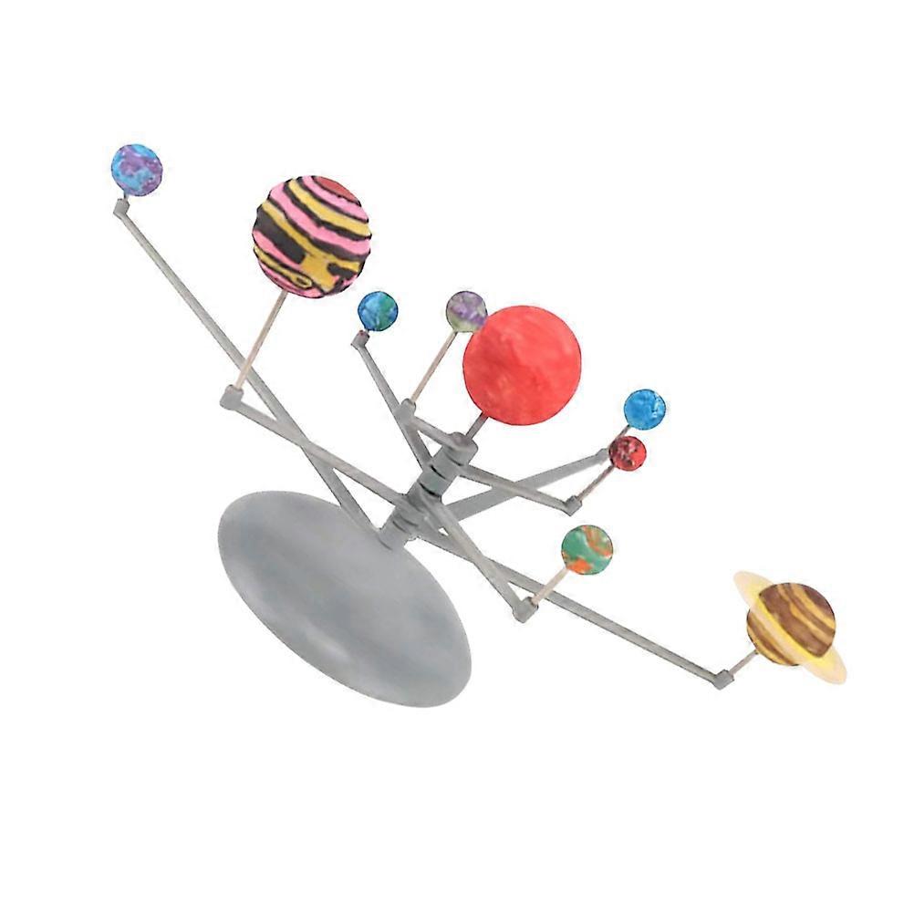 Astronomical Science Planetary Model DIY Educational Toy 1Set for Playing