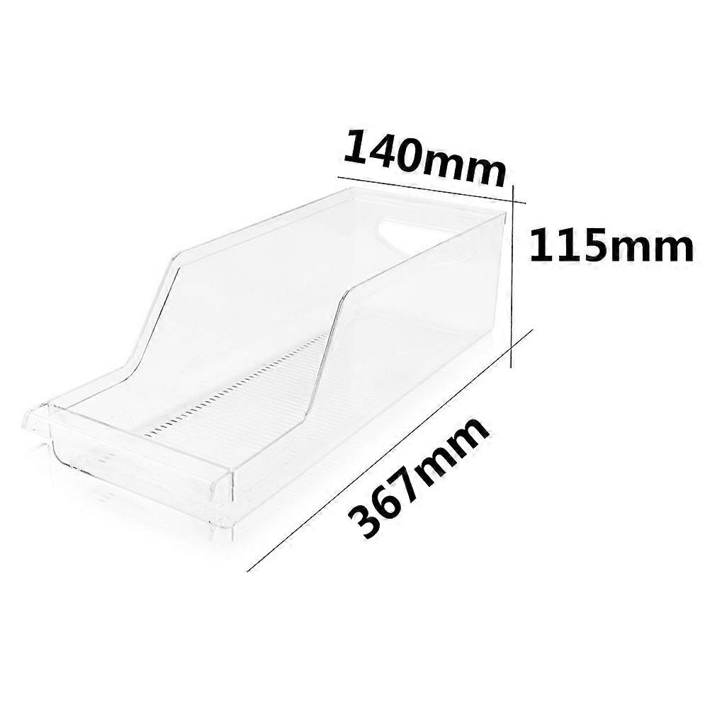 Beverage Storage Racks Refrigerator Holder Containers for 1 Clear Box
