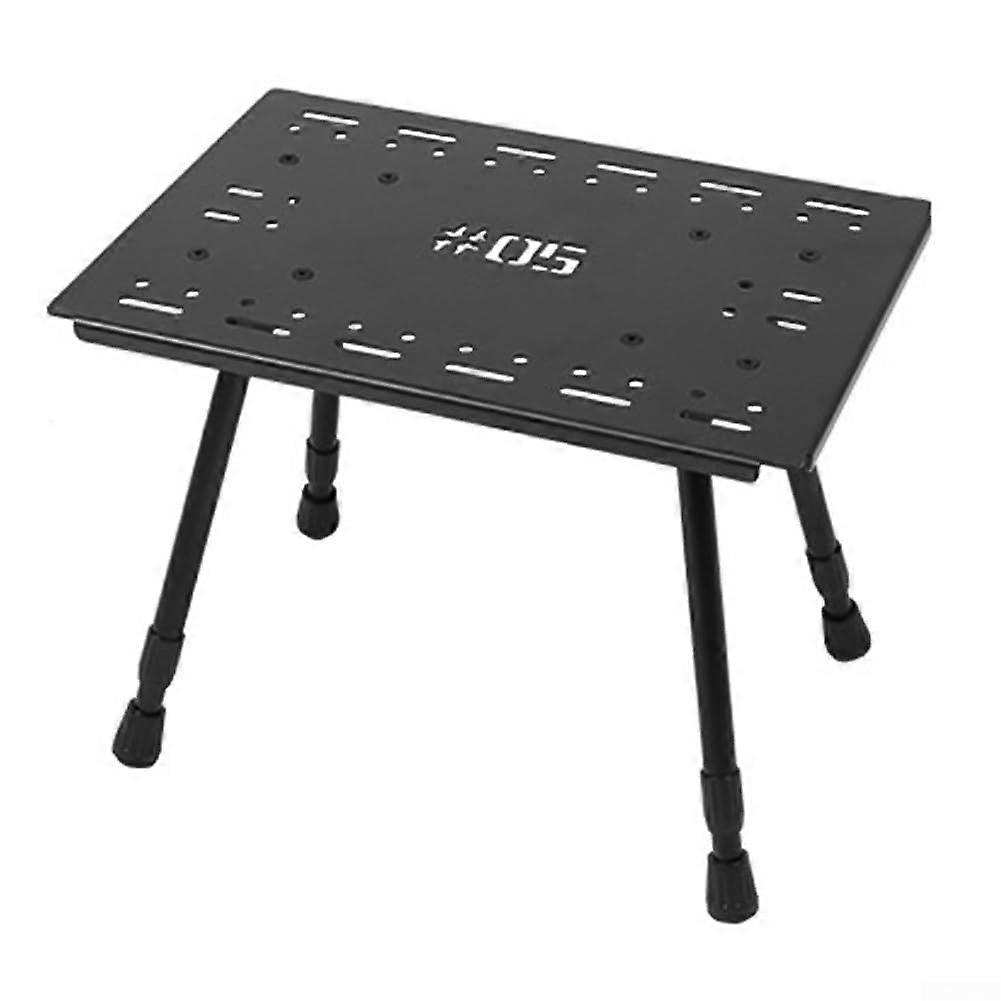 Aluminum Alloy Portable Foldable Chair and Multi-Functional Desk Set for Camping, Outdoor Use, Lightweight Design