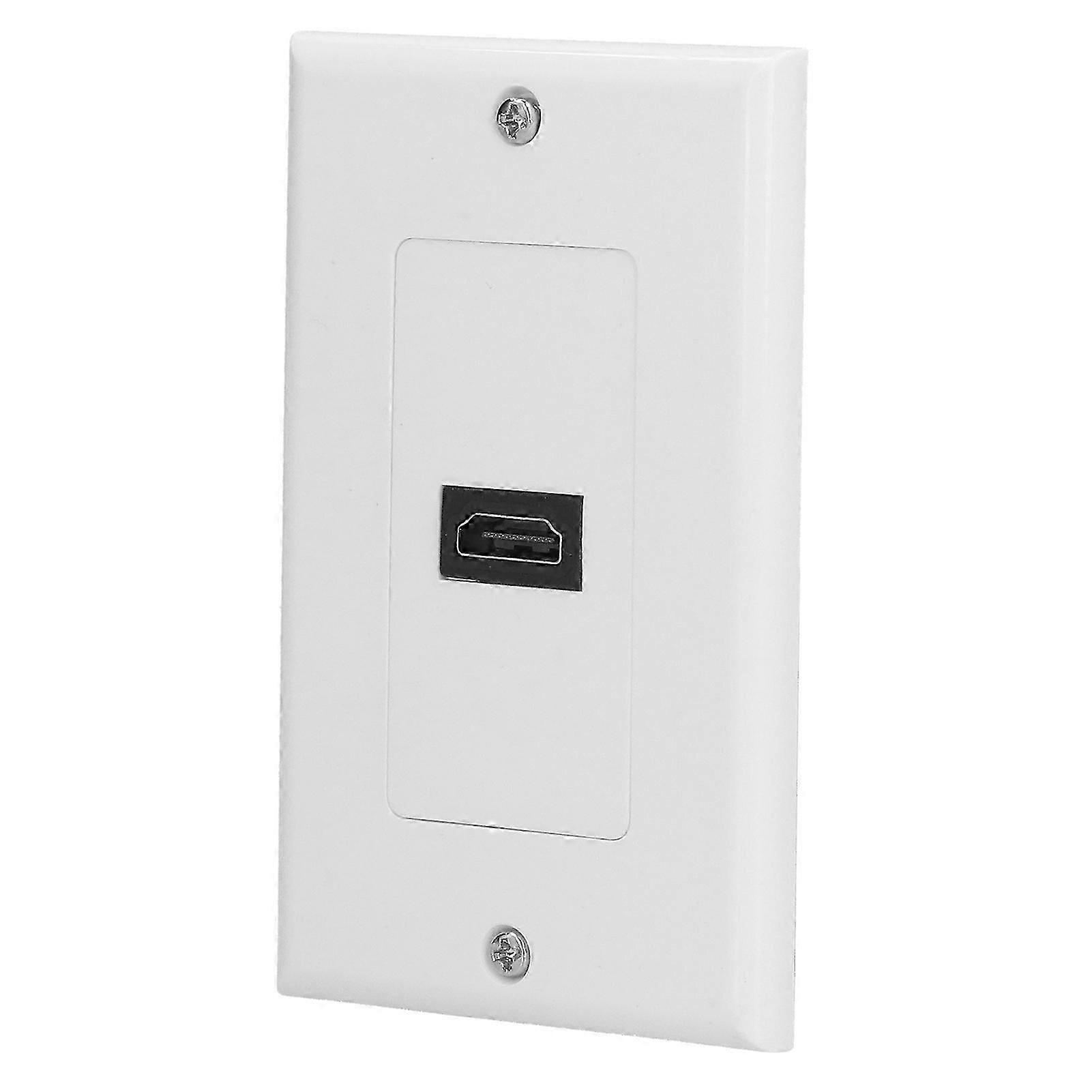 HDMI Wall Plate High Speed Pass Through High Resolution 4K No Welding Socket