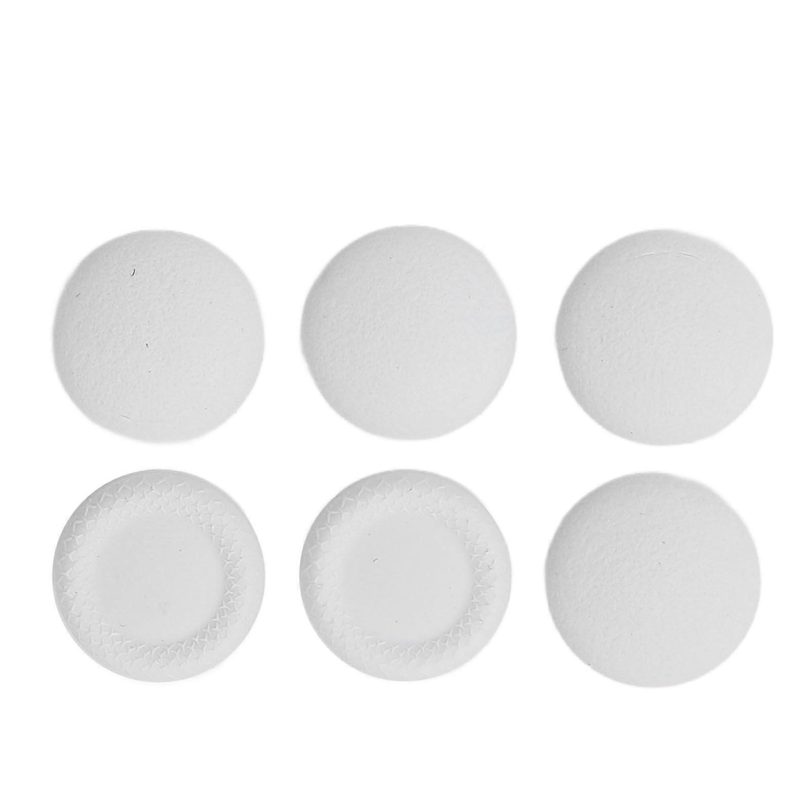 Thumbstick Caps Replacement Kit for Edge Controller High Performance 6 in 1 Thumb Stick Grips Accessories White