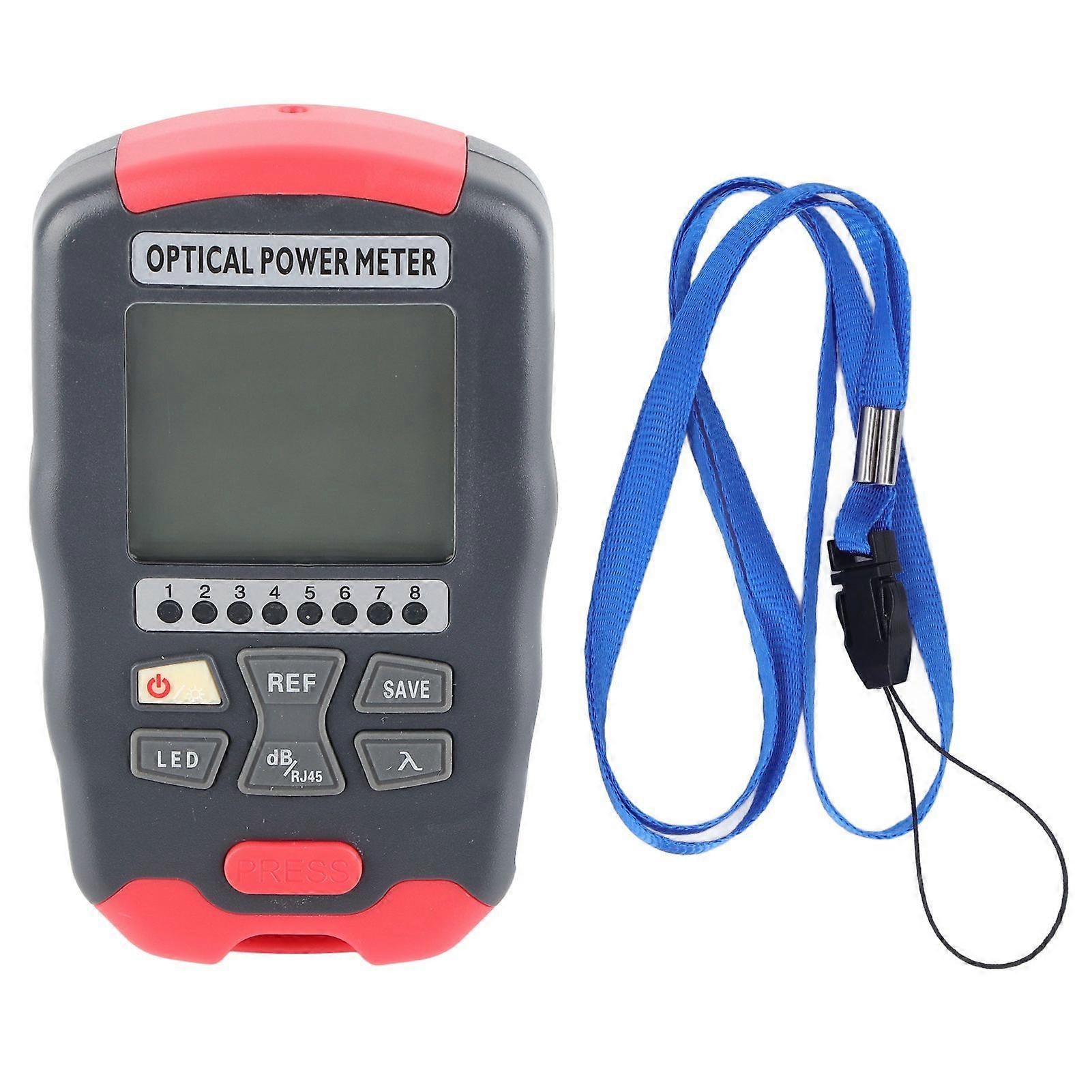 Mini Optical Fiber Power Meter RJ45 Tester FC SC ST Universal 3 in 1 50~+26dBm with LED Light