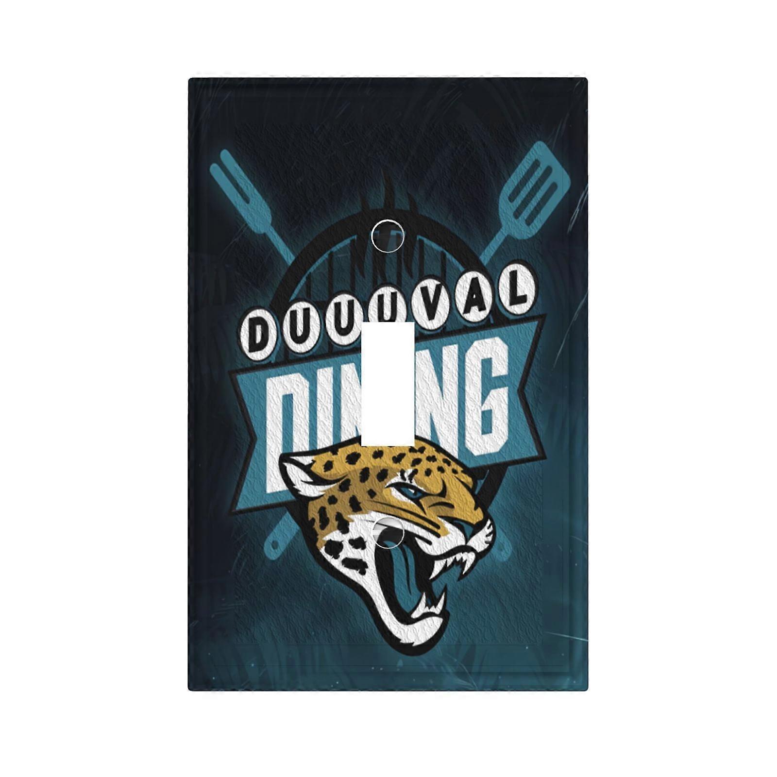 Jaguars Switching Lights Single Leather Roman Frame Switch Panel Wall Panel Single Double/Pull Light Switch