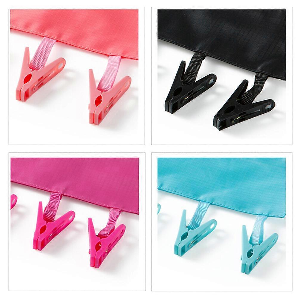 Folding Cloth Hanger Drying Rack with 6 Clips Portable Design