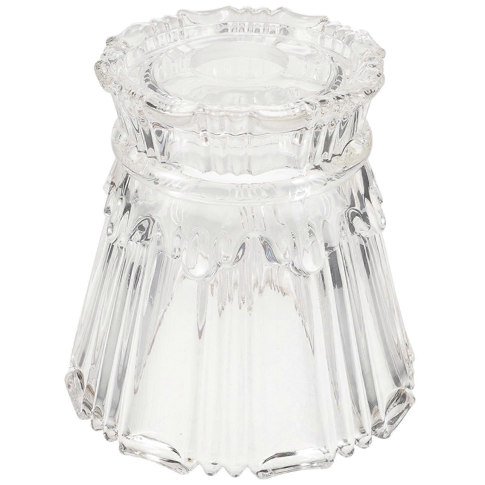 Transparent Glass Lampshade for Lamp Use Replacement Cover 2Pcs Pendant Lamp