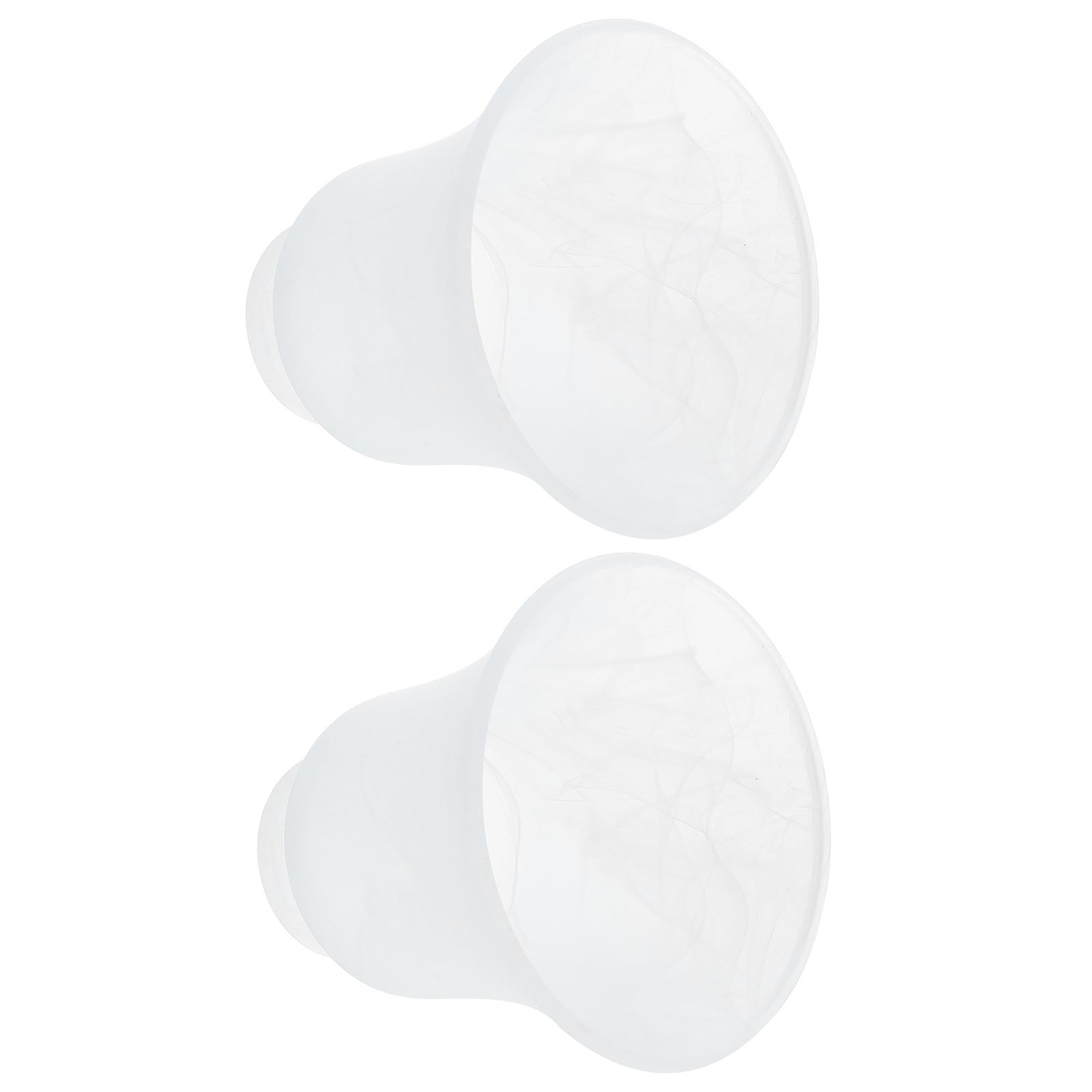 Glass Lampshade E27 Lamp Shade for Home 2Pcs Frosted Ceiling Light Cover