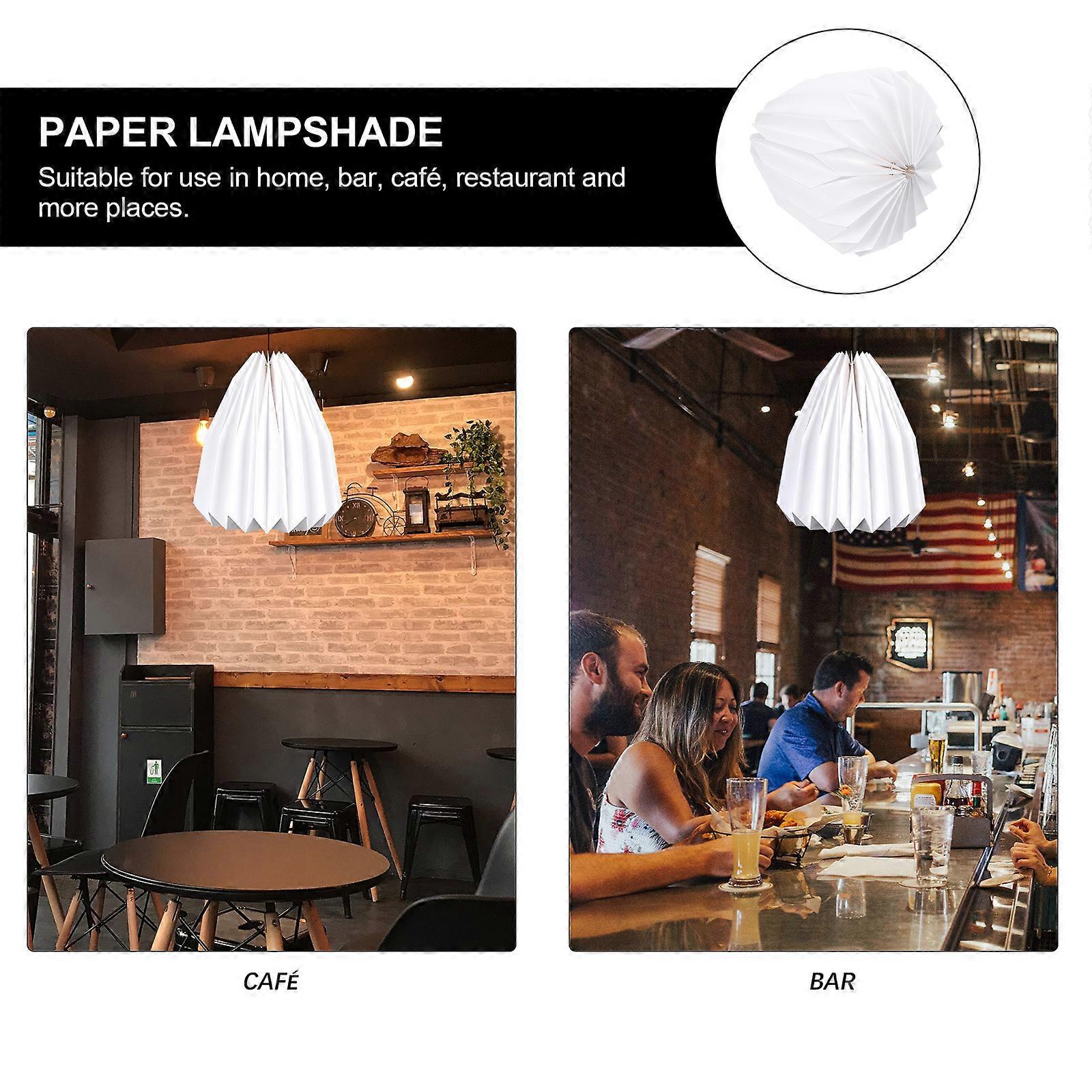Paper Craft Lampshade for Hanging Lamp Cover 3Pcs Decorative Set