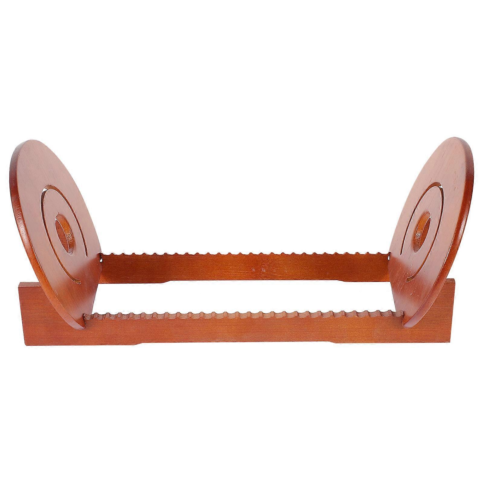 Cd Storage Rack 2Pcs Wooden Stand Display Shelf For Home Music Lovers Rustic Design 29.20X13.80X11.00CM Storage