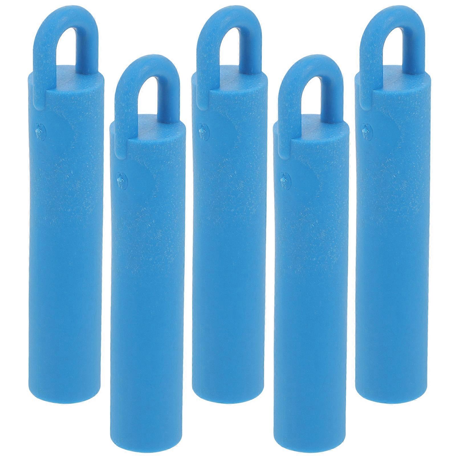 Billiard Cue Holder 20 Pcs Blue Rubber Hanging Protectors For Billiard Room And Pool Hall Cue Storage And Display Solutions