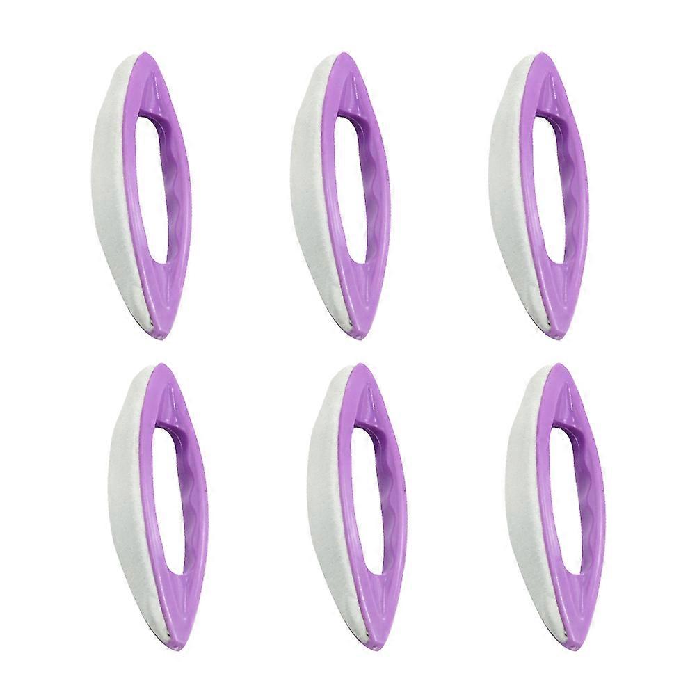 Nail Buffer Kit Nail Art Tool Manicure Tools Violet Sheep Removing Hard Dead Skin 6Pcs