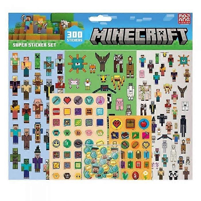 Minecraft Characters Stickers (Pack of 300)