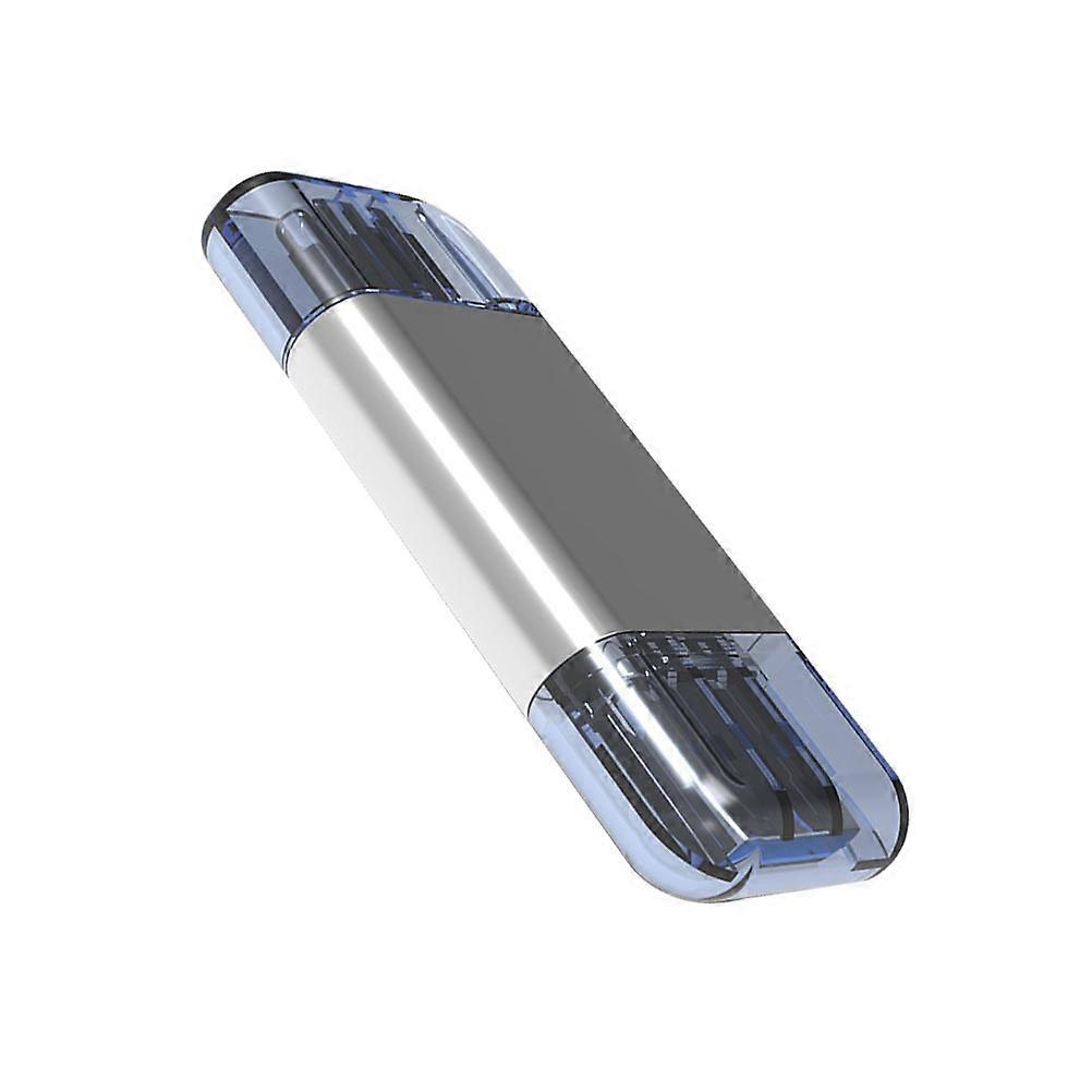 USB Type Zinc Alloy Reader for Phone Use 2Pcs Adapter