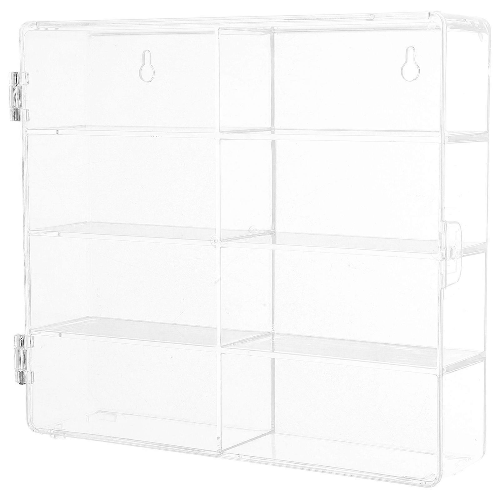 Toy Car Storage Model Car Display Case 3Pcs Transparent Acrylic Organizer