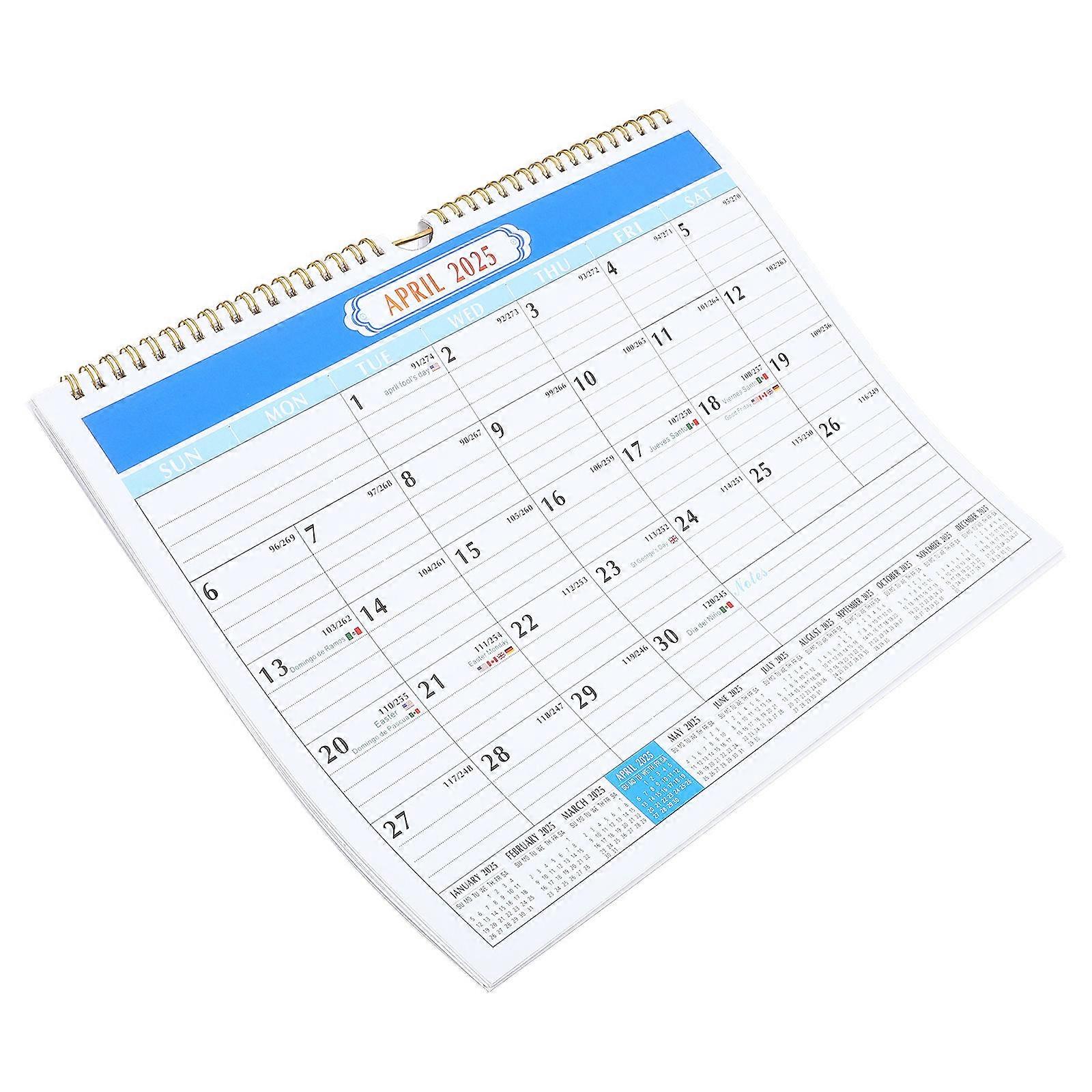 Multi Wall Calendar Wall Schedule Planner for Home Use 5Pcs Set
