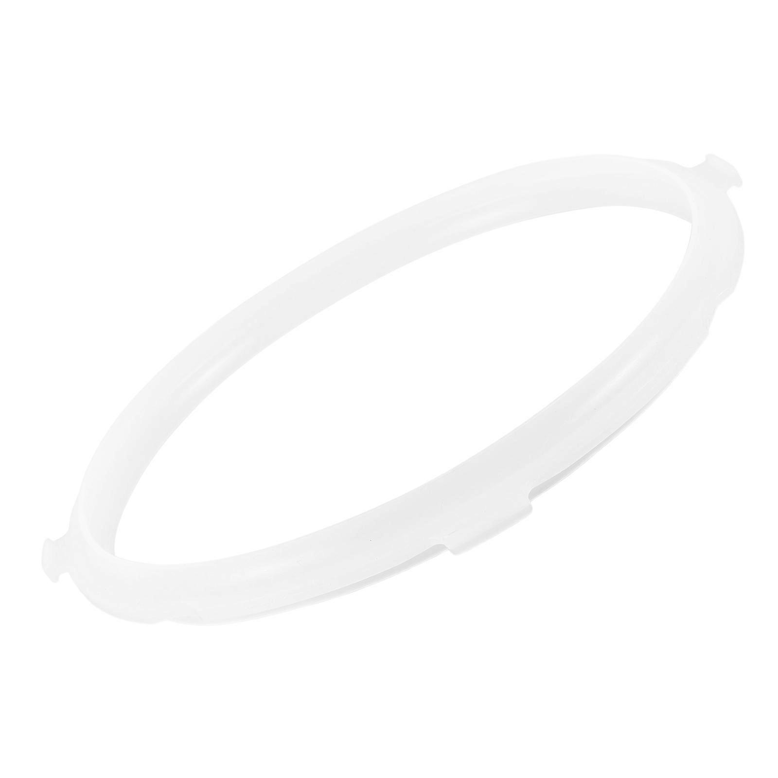 White Silicone Pressure Cooker Ring for Sealing 4Pcs Durable Gasket Replacement