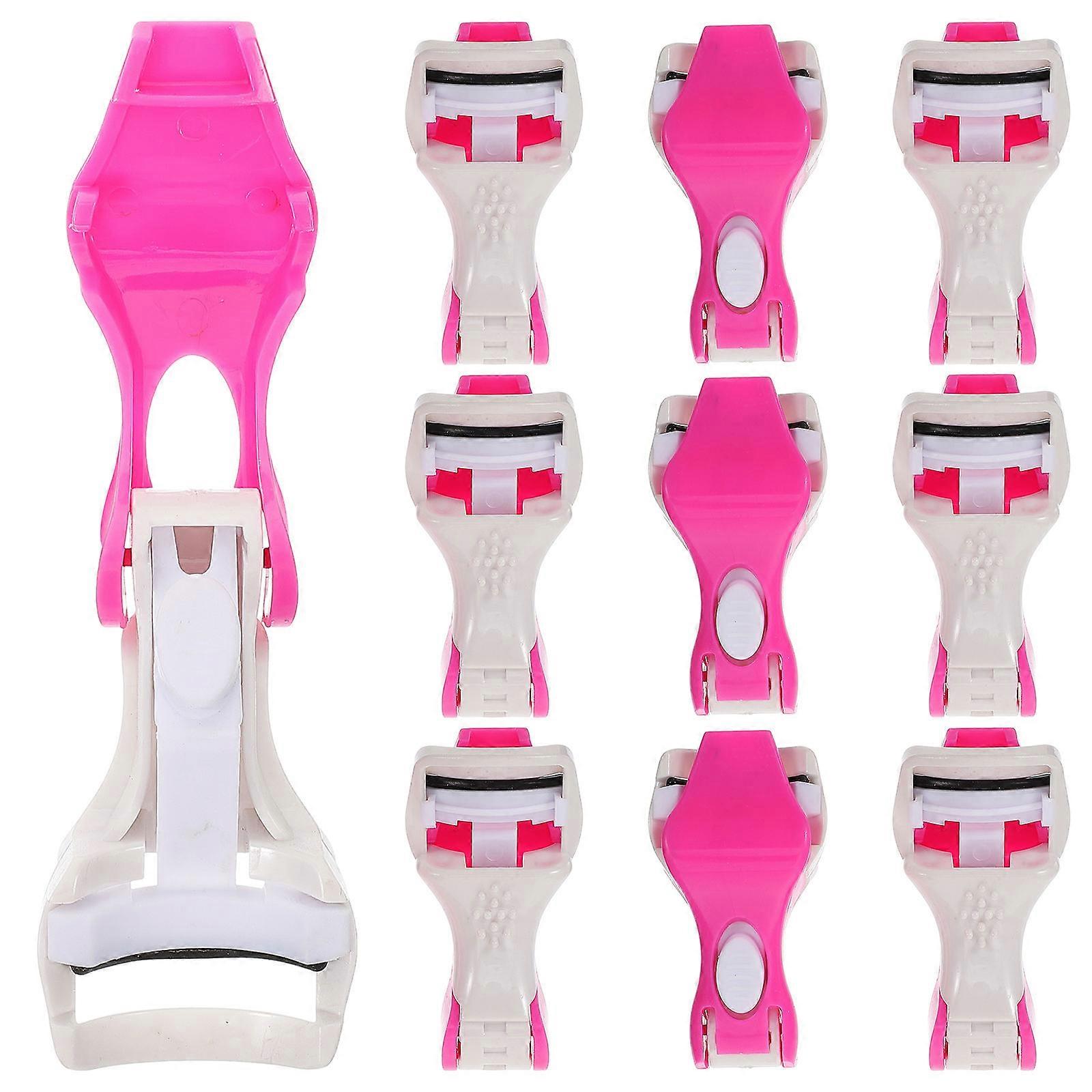 Manual Eyelash Curler Multi Plastic Lash Curling Tool 30Pcs for Makeup