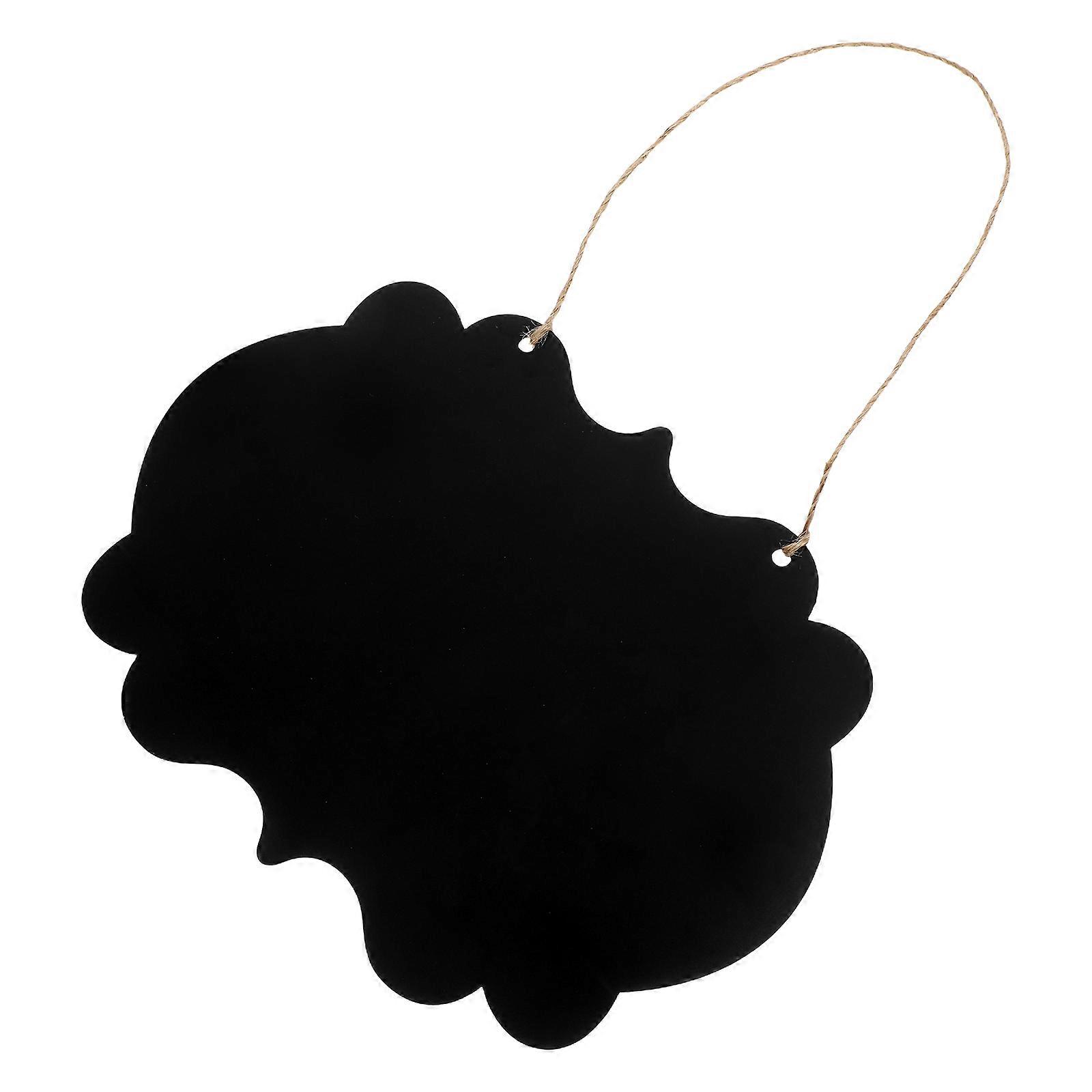 Decorative Wooden Chalkboard Sign 3Pcs Double-Sided Message Board For Home Office Decor With Rustic Style And 23.50X17.00X0.30CM Size