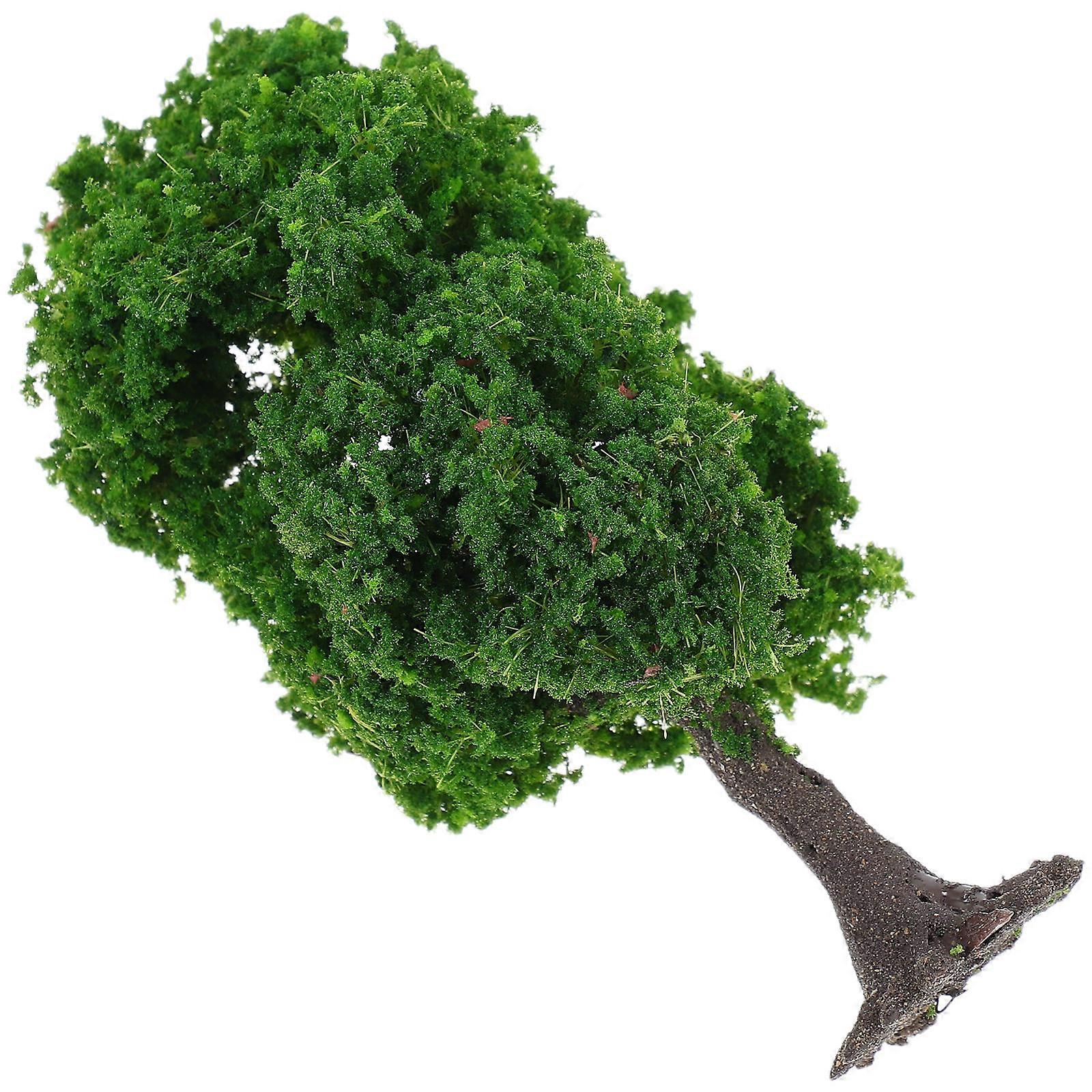 Miniature Realistic Design Tree Prop For Train Set And Diorama Enhancements With Durable Features Green 1Set