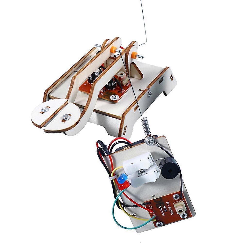 Educational Toy Wood Crafts for Playing 4Sets DIY Science Telegraph Project Kit