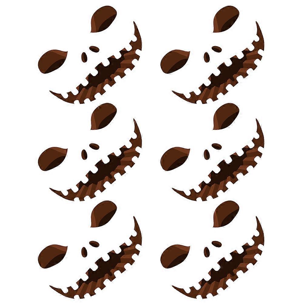 Pumpkin Decals Halloween Backdrop Stickers for Decor 12 Sheets Set