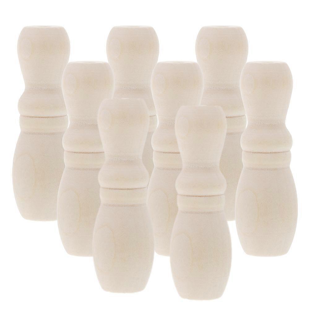 Blind Pull Cord Knobs Wooden Curtain Cord Knob Set Beige 24Pcs