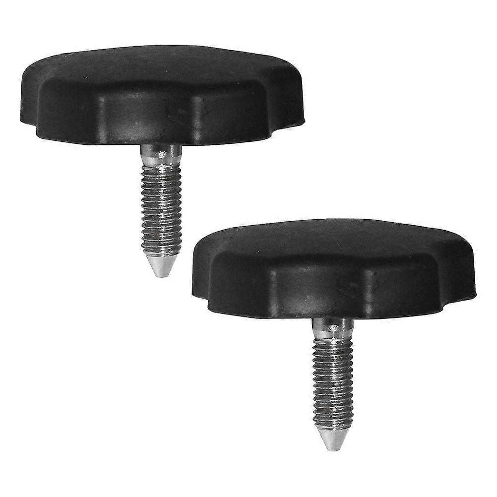 2Pcs Window Frame Knob Designed For Soft-Top Window Frames Black Round Simple And Style