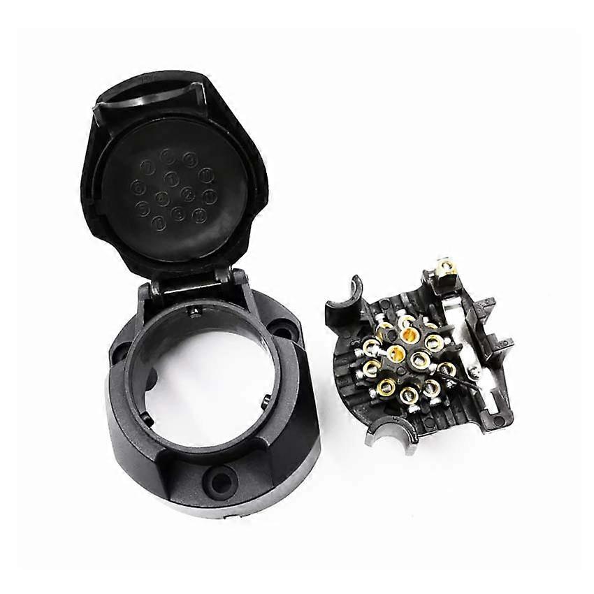 Euro Trailer Plug and Socket 13+1-Pin Trailer Plug and Socket European Standard Trailer Plug and Socket (13+1 Pins)
